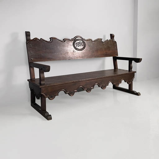 [2520007112] Panca in legno, 1820 ca. 