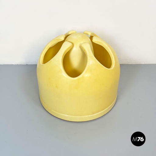[2520007128] Portaombrelli in plastica gialla, 1970 ca.