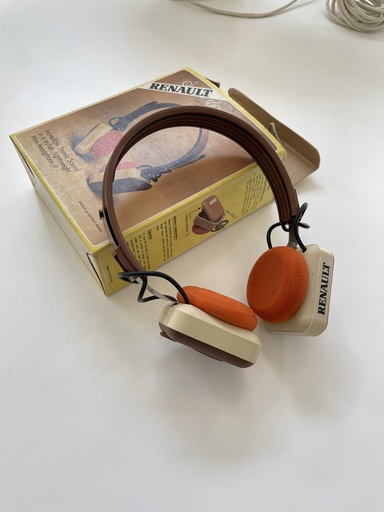 [2520007176] Cuffie per radio Renault Sound Radio, 1980 ca.