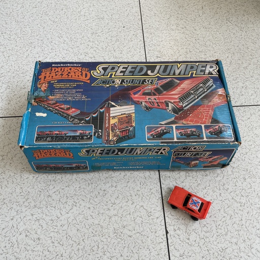 [2520007209] Pista per macchina giocattolo per Knickerbocker, 1980 ca. 