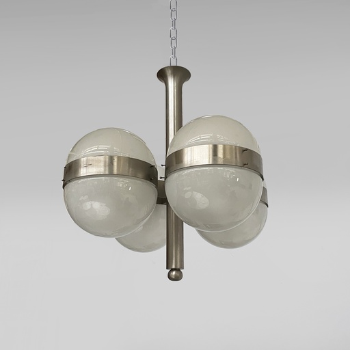 [2520007333] Lampadario Tetraclio di Sergio Mazza per Artemide, 1960 ca.