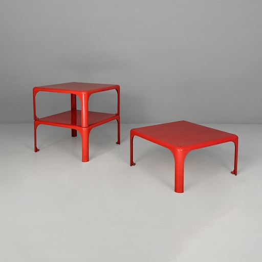 [2520007338] Tavoli da caffè Demetrio 45 di Vico Magistretti per Artemide, 1970 ca.