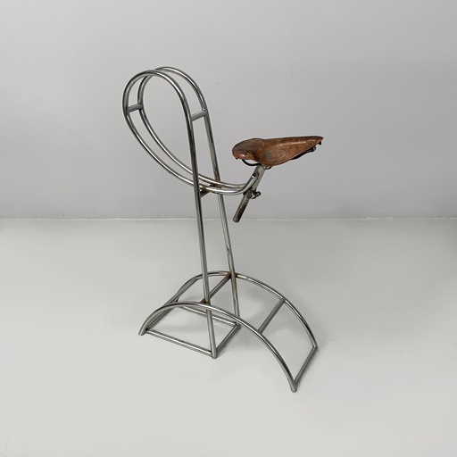 [2520007350] Sgabello con sellino da bici, 1970 ca.