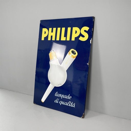 [2520007412] Insegna pubblicitaria Philips, 1950 ca.