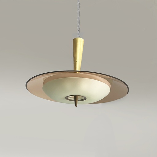 [2520007422] Lampadario 1462 di Max Ingrand per Fontana Arte, 1950 ca.