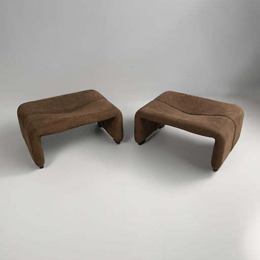 [2520007509] Pouf Coronado di Afra e Tobia Scarpa per B&B, 1970 ca.