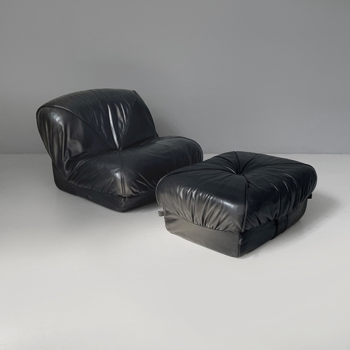 [2520007534] Poltrona e pouf Patate di Airborne, 1970 ca.