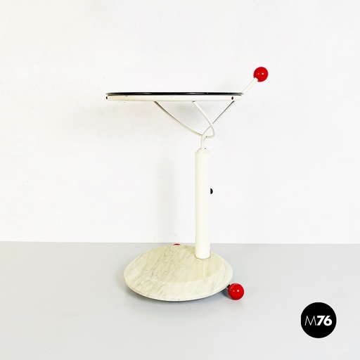 [2220001796] Carrello girevole in metallo, 1980 ca.