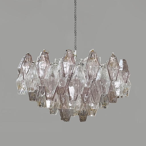 [2520007579] Lampadario Poliedri di Carlo Scarpa per Venini, 1960 ca. 