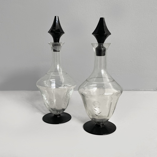 [2520007617] Bottiglie in vetro, 1930 ca.