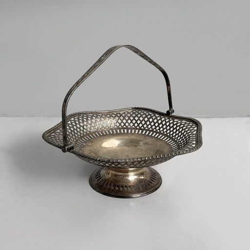 [2520007620] Cestino da tavola in metallo EPNS, 1930 ca.