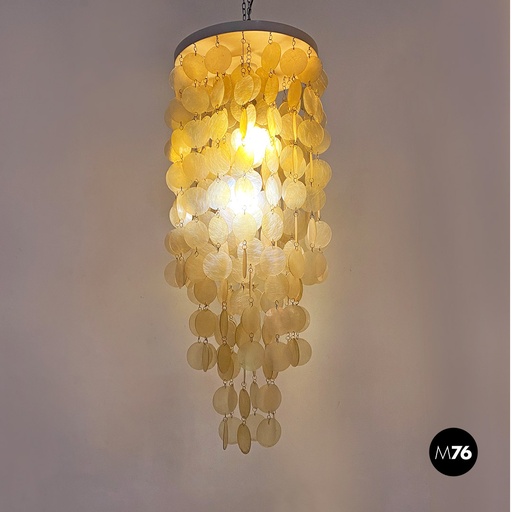 [2220001825] Lampadario a cascata, 1970 ca.