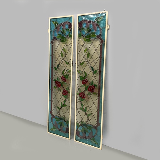 [2520007713] Vetrate artistiche rose, 1910 ca.