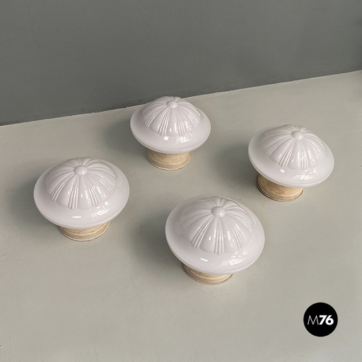 [2220002406] Applique in vetro e metallo, 1920 ca.