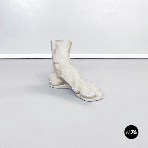 [2220002553] Scultura di piede in gesso, 1990 ca.