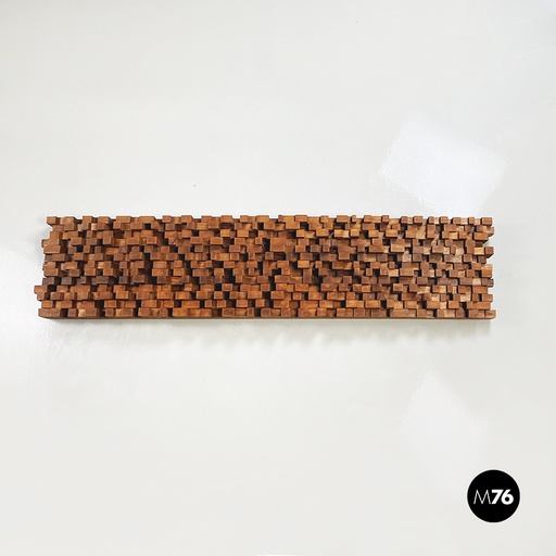 [2220003022] Pannello da parete decorativo in legno, 1980 ca.